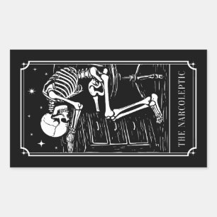 Sticker Rectangulaire La sensibilisation à la narcolepsie narcoleptique