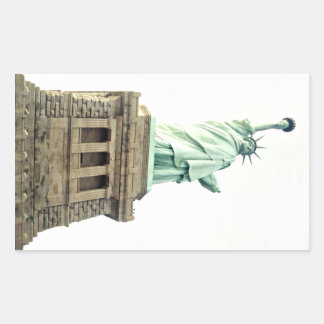 Sticker Rectangulaire La Statue de la Liberté