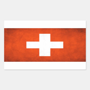Sticker Rectangulaire La Suisse