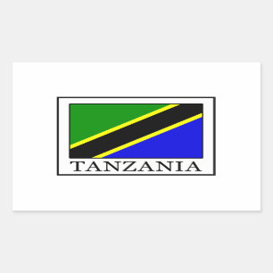 Sticker Rectangulaire La Tanzanie