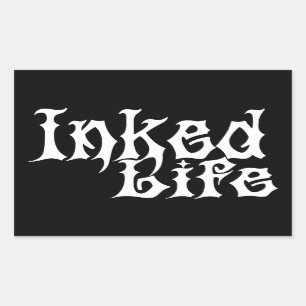 Sticker Rectangulaire La vie en noir et blanc