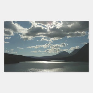 Sticker Rectangulaire Lac Saint Mary I dans le parc national de Glacier