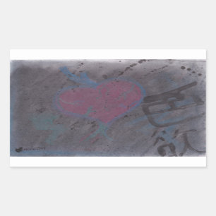 Sticker Rectangulaire L'amour pour la convoitise