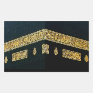 Sticker Rectangulaire L'arabe islamique de Fitr Adha Mubarak d'Al d'Eid
