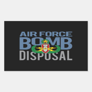 Sticker Rectangulaire L'Armée de l'Air EOD principal
