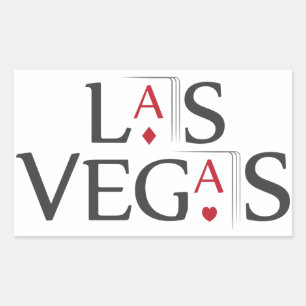 Sticker Rectangulaire Las Vegas