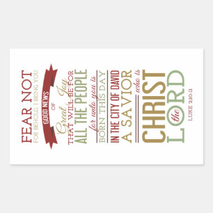 Sticker Rectangulaire Le Christ le seigneur