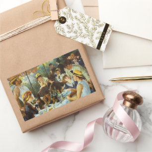 Sticker Rectangulaire Le déjeuner des canotiers de Pierre Renoir