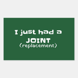 Sticker Rectangulaire Le Humour de remplacement conjoint, une drôle de n