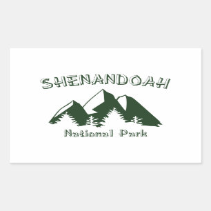 Sticker Rectangulaire Le Parc national de Shenandoah