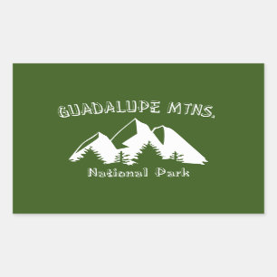 Sticker Rectangulaire Le Parc national des Monts Guadalupe