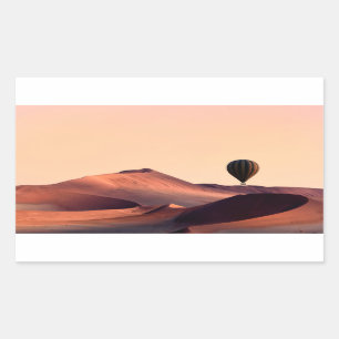 Sticker Rectangulaire Les dunes de la Namibie en parc national de