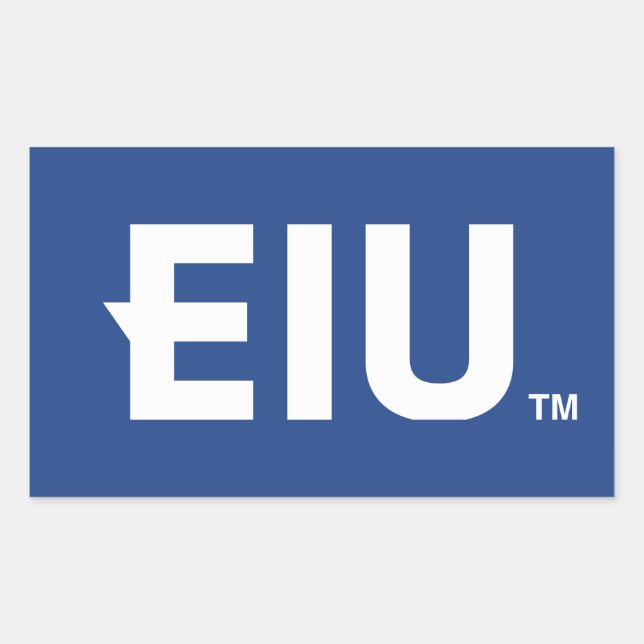 Sticker Rectangulaire LETTRE bloc EIU (Devant)