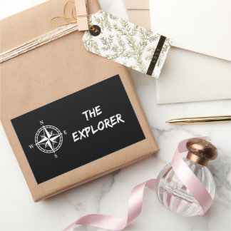 Sticker Rectangulaire L'explorateur
