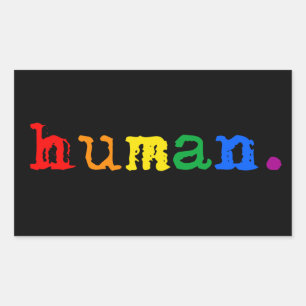 Sticker Rectangulaire LGBTQ+ Homme