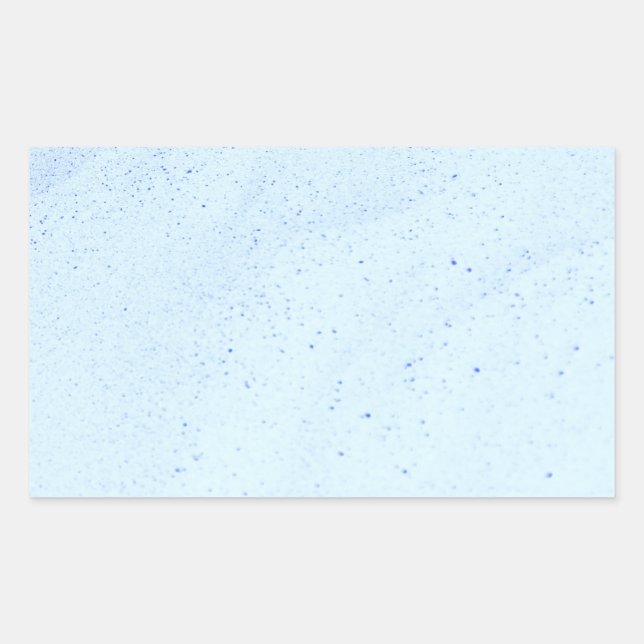 Sticker Rectangulaire Light Blue Sand (Devant)