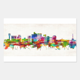 Sticker Rectangulaire Ligne de Phoenix