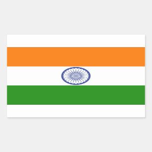 Sticker Rectangulaire L'Inde