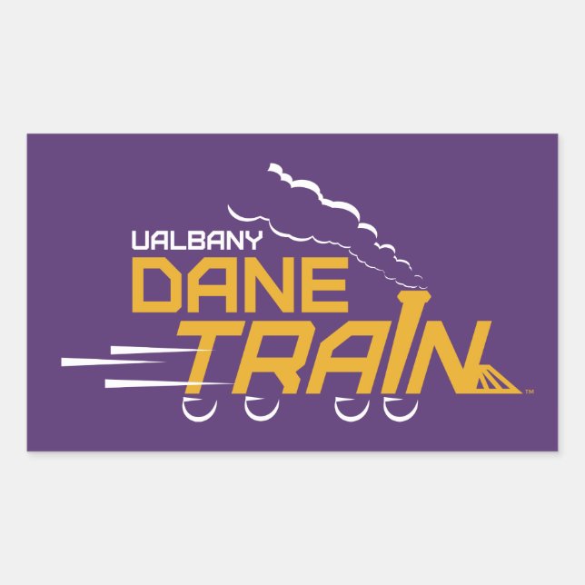 Sticker Rectangulaire Logo du train UAlbany Dane (Devant)
