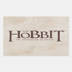 Sticker Rectangulaire Logo Hobbit - foncé