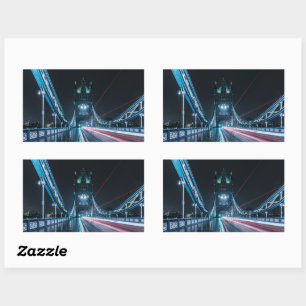 Sticker Rectangulaire London Tower Bridge
