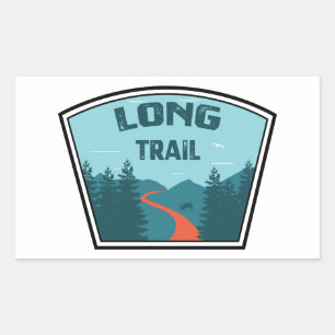 Sticker Rectangulaire Long Trail Vermont