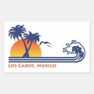 Sticker Rectangulaire Los Cabos Mexique
