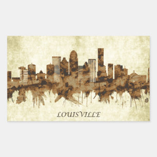 Sticker Rectangulaire Louisville Kentucky