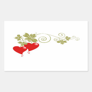 Sticker Rectangulaire Love Fruit