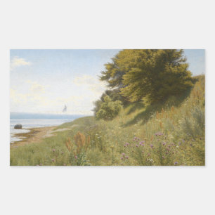 Sticker Rectangulaire Ludvig Kabell - Jour d'été en mer