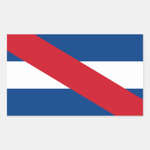 Sticker Rectangulaire L'Uruguay/drapeau uruguayen d'Artigas