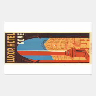 Sticker Rectangulaire Luxor Hotel Rome Italie