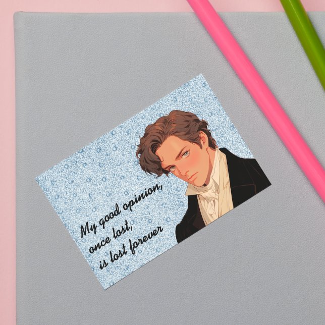 Sticker Rectangulaire Ma bonne opinion, une fois perdue, est perdue pour (Créateur téléchargé)