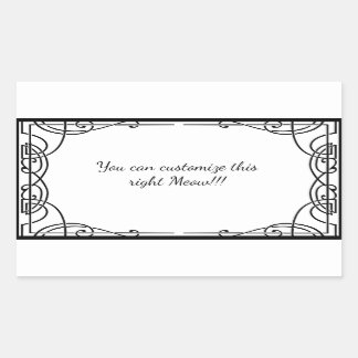 Sticker Rectangulaire Maïs chat cosmique