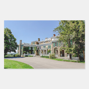 Sticker Rectangulaire Maison du président Franklin D. Roosevelt