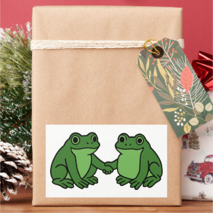Sticker Rectangulaire Manifestation de la Grenouille de Portland