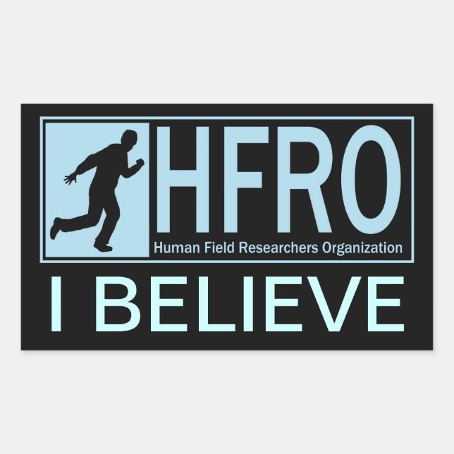 Sticker Rectangulaire Mansquatch (Devant)