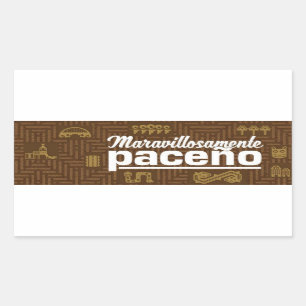 Sticker Rectangulaire Maravillosamente paceño