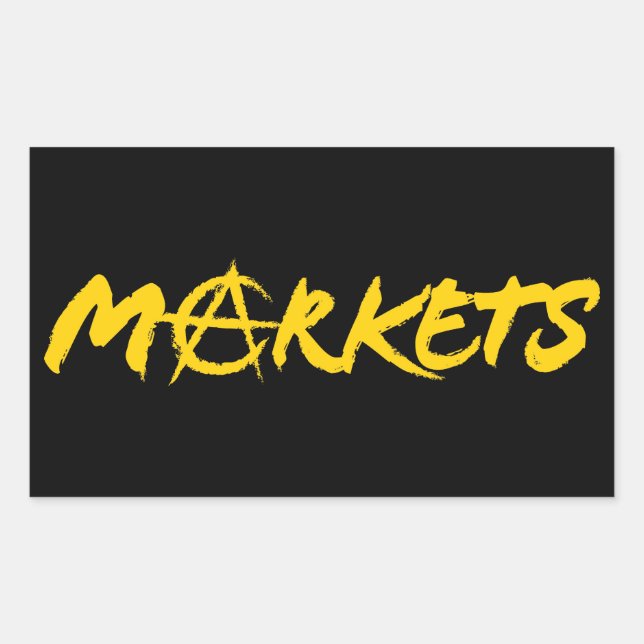Sticker Rectangulaire Marchés (Devant)