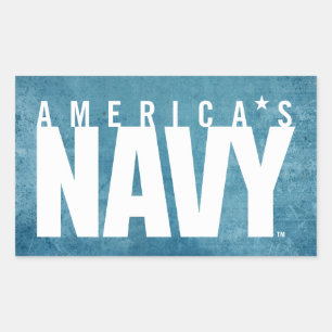 Sticker Rectangulaire Marine américaine   Marine américaine