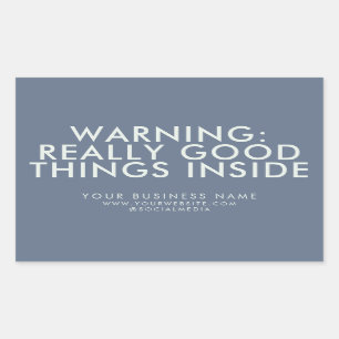 Sticker Rectangulaire Marine BELLES CHOSES BONNES Texte personnalisé Sit