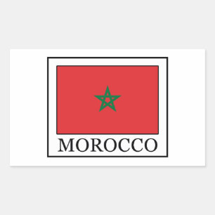 Sticker Rectangulaire Maroc