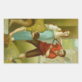 Sticker Rectangulaire Martyre de Saint-Agatha (M 003)