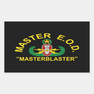 Sticker Rectangulaire Master Blaster