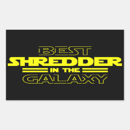 Sticker Rectangulaire Meilleur Broyeur Dans La Galaxie
