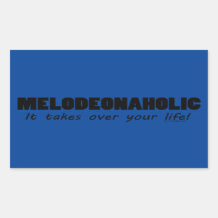 Sticker rectangulaire Meldéonaholic