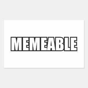 STICKER RECTANGULAIRE MÉMOIRE