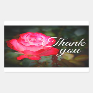 Sticker Rectangulaire Merci Cherry Parfait Rose #3 Chaussures