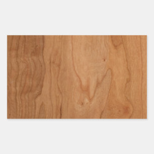 Sticker Rectangulaire Métro de Wood Grain
