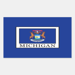 Sticker Rectangulaire Michigan